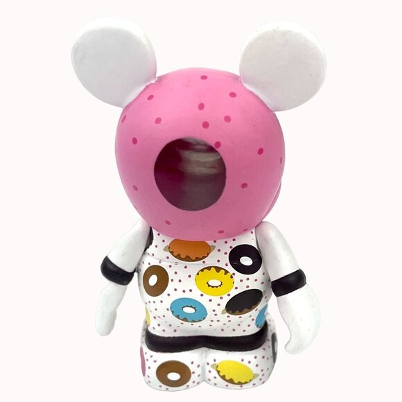 Disney Vinylmation Flag Series Collectible Figures Set Of 3 - Donut, Glow & USA - Picture 10 of 12